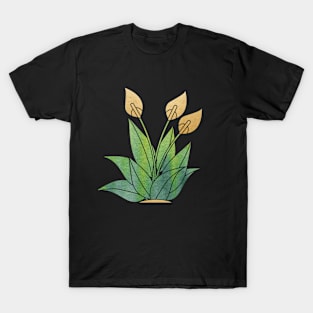 Plants Art Green T-Shirt